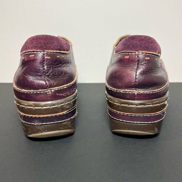 Womens SPRING STEP L'Artiste Burbank Purple Slip On Clogs / Size 7.5-8 EU 38 - Picture 7 of 8